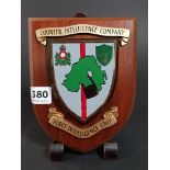 NORTHERN IRELAND TROUBLES REGIMENTAL PLAQUE - COUNTER INTELLIGENCE COMPANY FORCE INTELLIGENCE UNIT