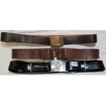 ROYAL IRISH RANGERS PARADE BELT AND USSR SOVIET NAVAL BELT