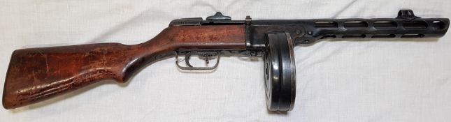 DEACTIVATED RUSSIAN USSR WW2 PPSH-41 SMG SUB MACHINE GUN DATED 1943 #6967