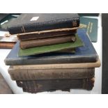 QTY OF ANTIQUE WAR BOOKS & BIBLES