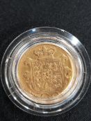 1837 WILLIAM IV FULL SOVEREIGN. SHIELD BACK. VERY RARE & SOUGHT AFTER (2ND BUST)