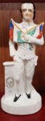 RARE STAFFORDSHIRE FIGURE - WOLFF TONE 1898