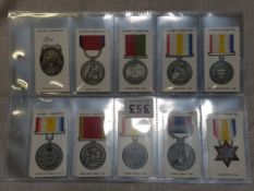 SET OF MILITARY CIGARETTE CARDS