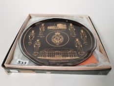 VINTAGE ROYAL ULSTER CONSTABULARY HEADQUARTERS, BROOKLYN, BELFAST TRAINING CENTRE PLATE