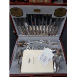 BOXED VINERS SILVER PLATED CUTLERY SET 44 PIECE CANTEEN