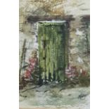 WATERCOLOUR THE GREEN DOOR