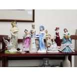 Shelf Lot of figures