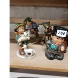 4 Hummel Figures