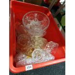 Box of glassware