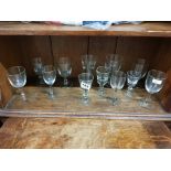 COLLECTION OF 12 OLD GLASSES