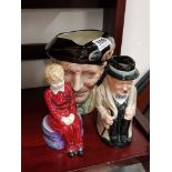 2 Royal Doulton + 1 Paragon Figure