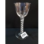 GEORGIAN AIR TWIST GLASS