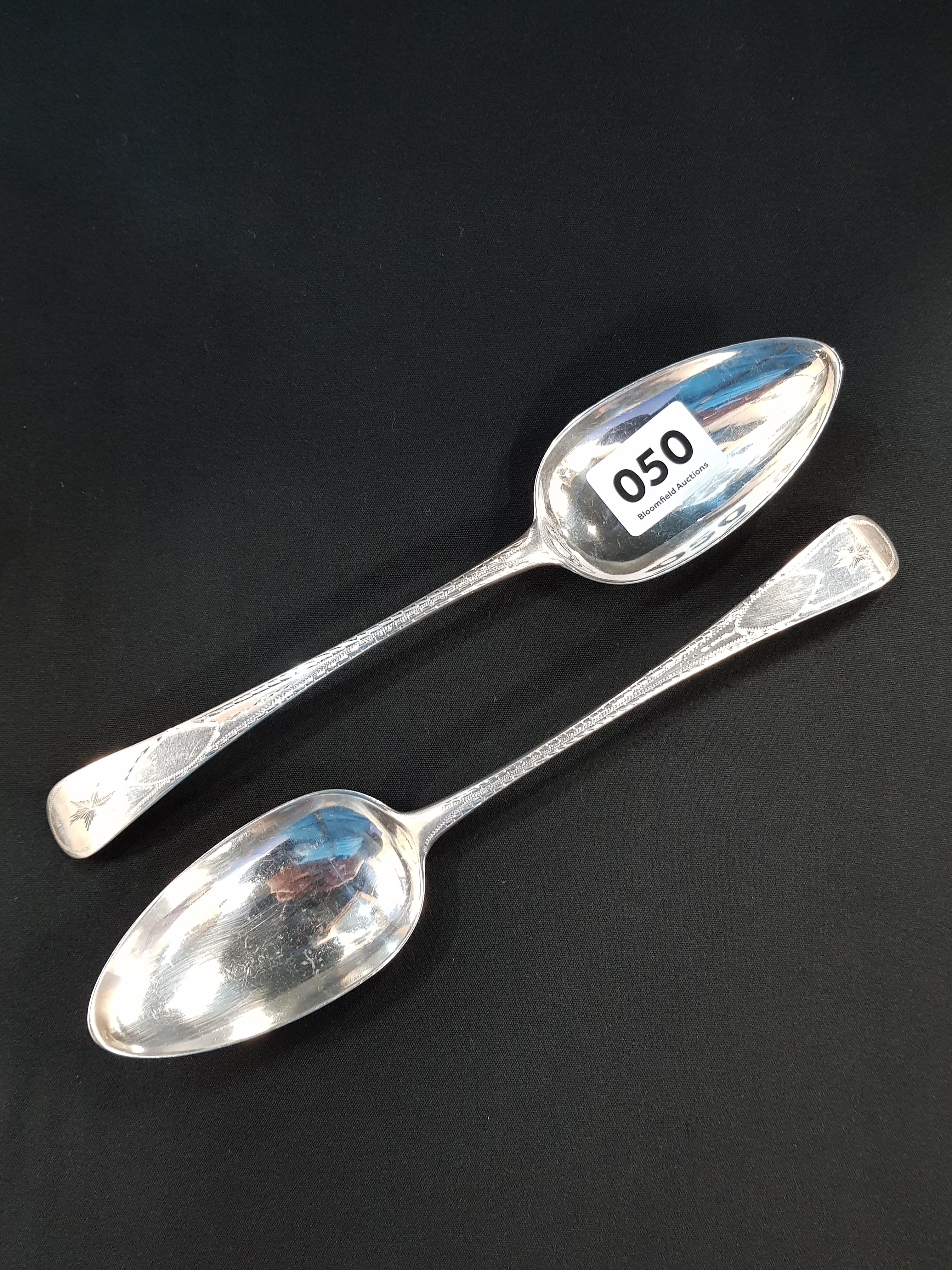 Pair of Tablespoons (silver) London 1799