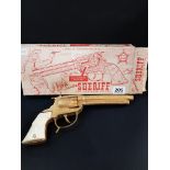 Original 1950's cowboy toy sheriff gun in original box