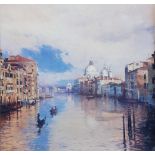 Large framed picture 'The Grand Canal' purchased from Hanna + Brown