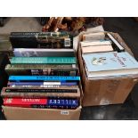 2 boxes of books