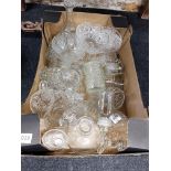 BOX LOT OF CRYSTAL