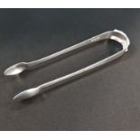 PAIR OF SILVER SUGAR TONGS - GEORGIAN 30 GRAMS