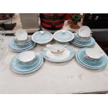 34 PIECE STAFFORDSHIRE IRONSTONE DINNER SERVICE