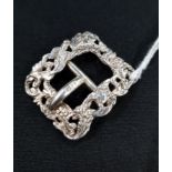 ANTIQUE SILVER SHOE BUCKLE