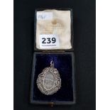 SILVER MEDAL - SPA GOLF LINKS CO.DOWN TO REAR INSCRIBED 'PRESENTED BY CAPTAIN CRAIG M.P WON BY T.H.