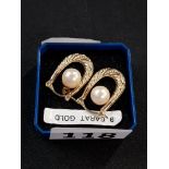 2 PAIRS OF 9CT GOLD CUFFLINKS