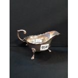 SILVER CREAM JUG CIRCA 136G BIRMINGHAM 1978