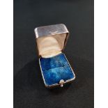 ANTIQUE SILVER RING BOX