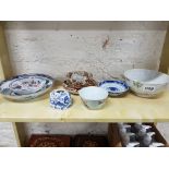 SHELF LOT ANTIQUE ORIENTAL WARE