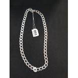 VINTAGE SILVER CHUNKY MENS CHAIN