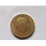 GEORGE III 1817 SOVEREIGN. VERY FINE CONDITION. PART OF COLLECTION.