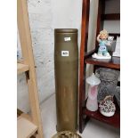 LARGE TALL BRASS SHELL