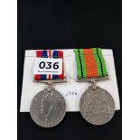 PAIR OF WORLD WAR 2 MEDALS