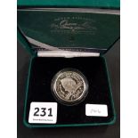 SILVER PIEDFORT CENTENARY CROWN