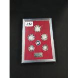 1972 THE ROYAL SILVER WEDDING COINS SET