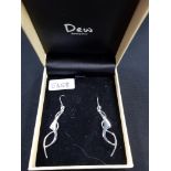 DESIGNER SILVER DROP EARRINGS