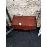 VINTAGE SEWING BOX STOOL AND CONTENTS
