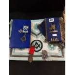 QTY OF MASONIC ITEMS TO INCLUDE JEWELS