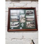 FRAMED HOLYWOOD POSTCARDS