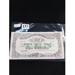 BELFAST BANKING COMPANY LIMITED TEN POUNDS BANKNOTE 3-12-63