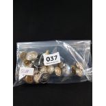 BAG OF MILITARY BUTTONS