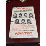 ORIGINAL NORTHERN IRELAND TROUBLES ROYAL ULSTER CONSTABULARY APPEAL POSTER FOR SEVEN REPUBLICAN