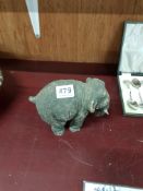 VINTAGE TILGMAN KERAMIK POTTERY ELEPHANT