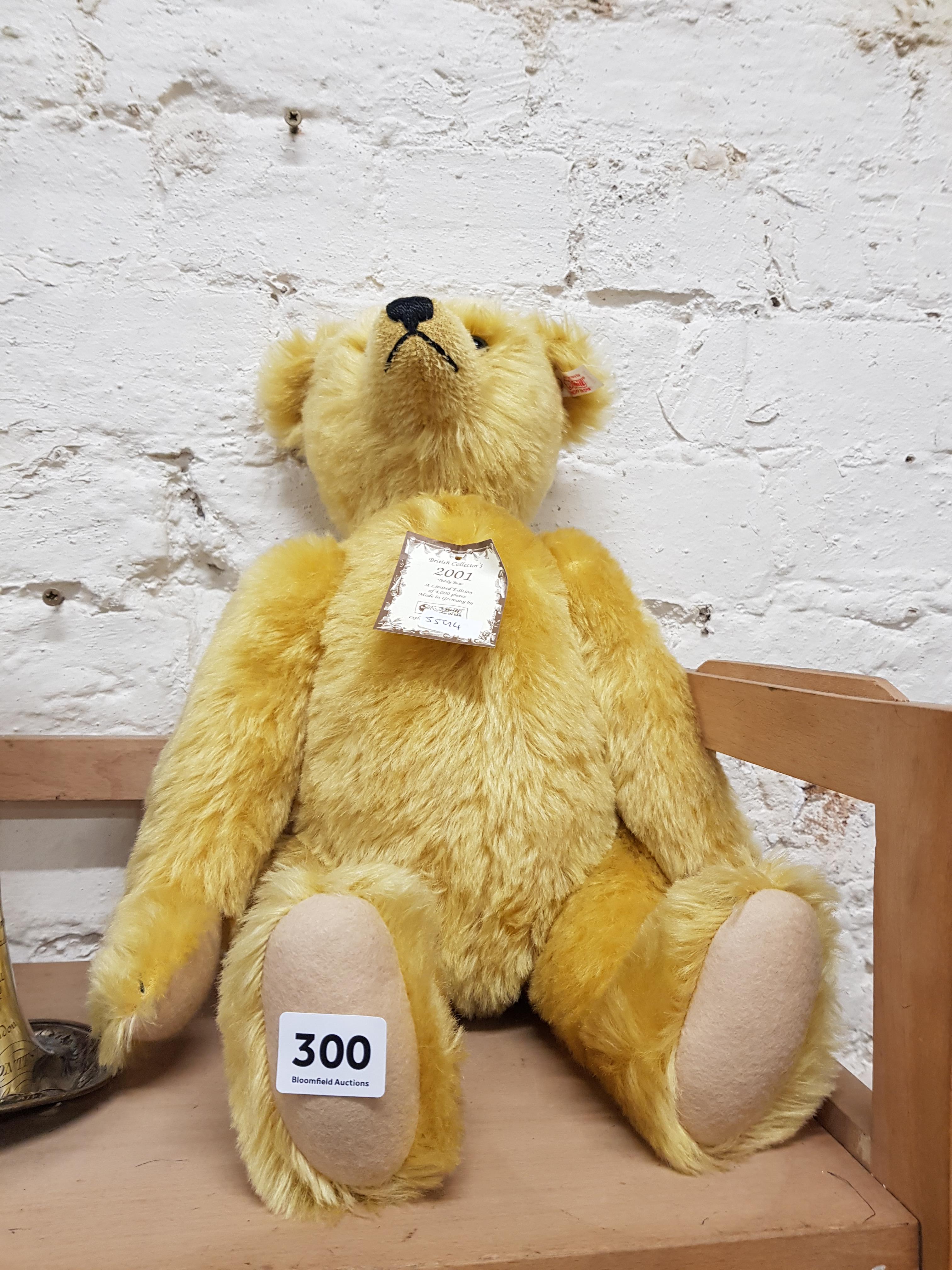 COLLECTORS STEIFF BEAR 2001