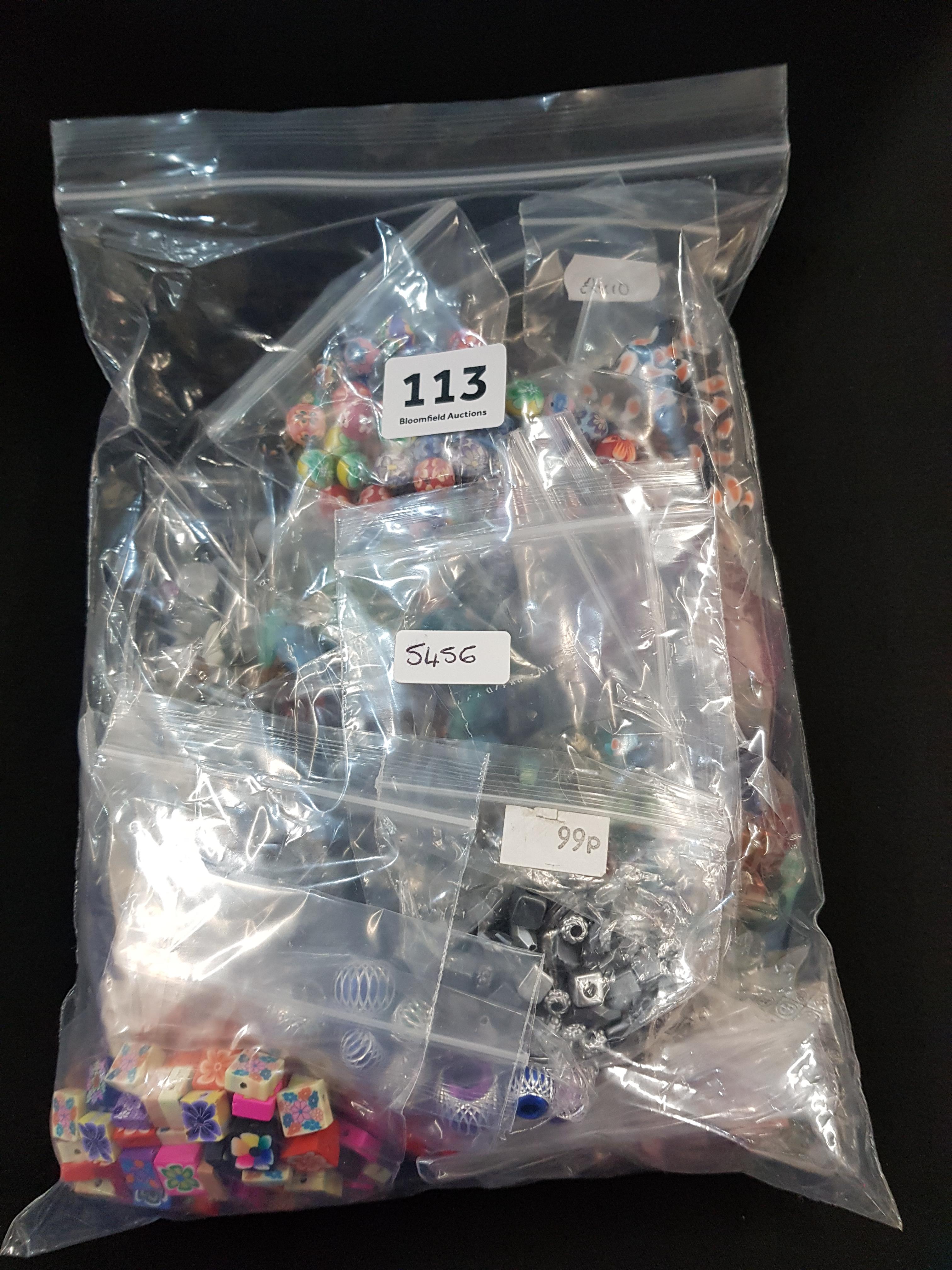 LARGE COLLECTION OF CRAFT BEADS