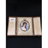 OVAL FRAMED MINIATURE