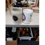 TWO MILITARY TANKARDS/MUGS: OPERATION IRAQI FREEDOM BEEN THERE DONE THAT & US ARMY MINUTEMAN