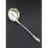 SILVER STRAINING SPOON