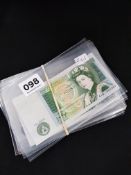 10 X OLD BANK OF ENGLAND ONE POUND NOTES IN VERY GOOD CONDITION