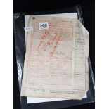 ORIGINAL ROYAL IRISH RIFLES PARCHMENT CERTIFICATES